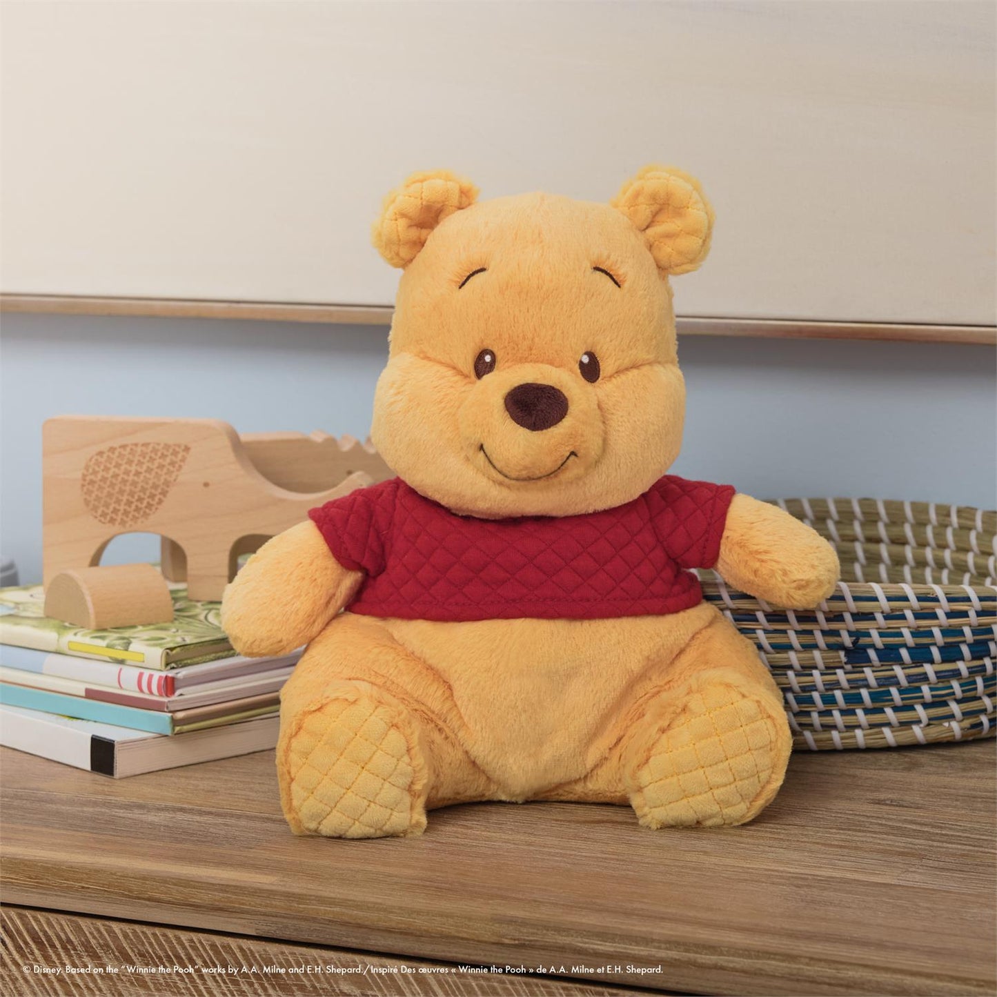 Plush Disney Oh So Snuggly Winnie The Pooh