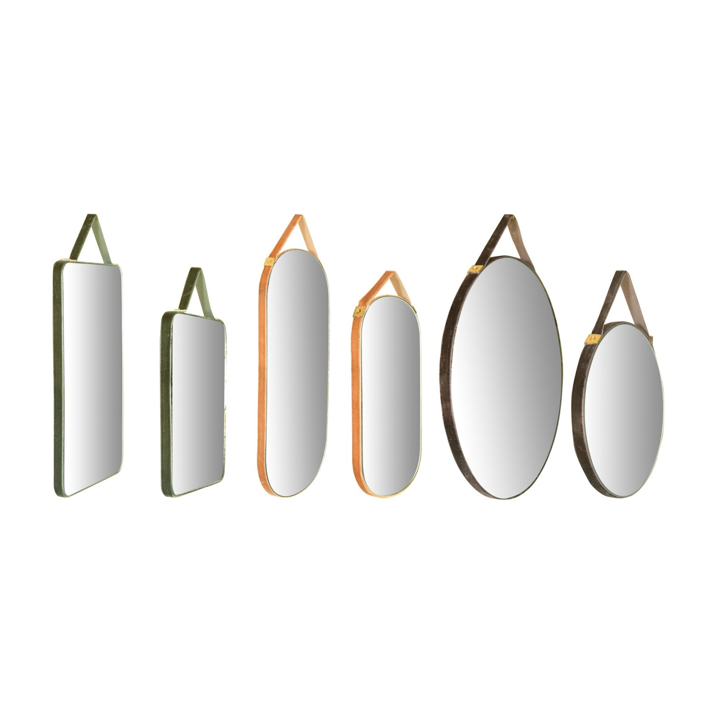 Wall Mirror Velvet Edge & Hanger