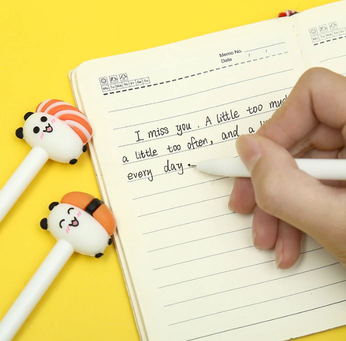 Gel Pen Sushi Panda Animals (Sold Individually)