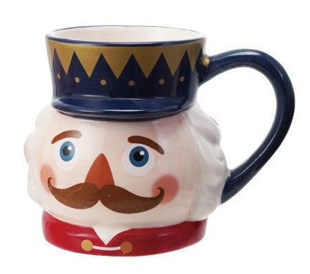 Holiday - Mug - Ceramic - Nutcracker Head - 12 oz
