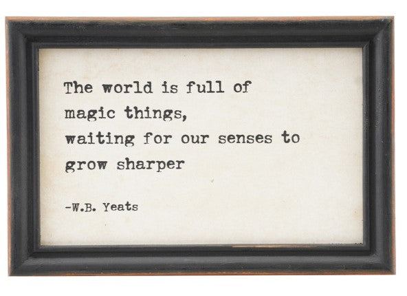 Wall Décor Wood Framed Sayings