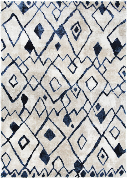 Pacific Sputnik Rug Cream Multi 5'3" x 7'3"