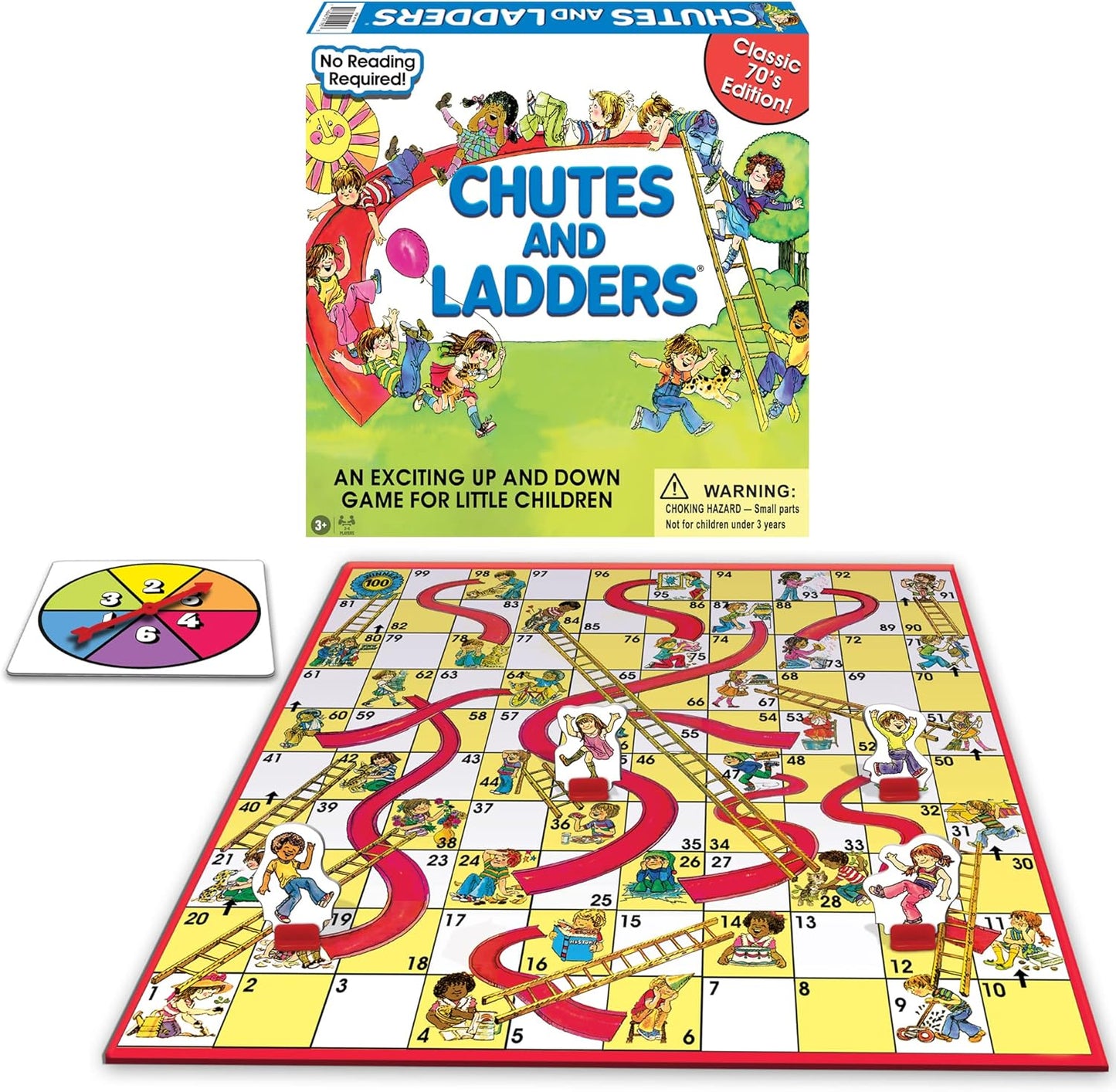 Game Chutes and Ladders Classic 70's Edition