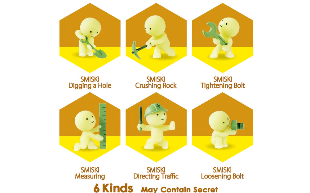 Blind Box Smiski Construction Series (Sold Each)