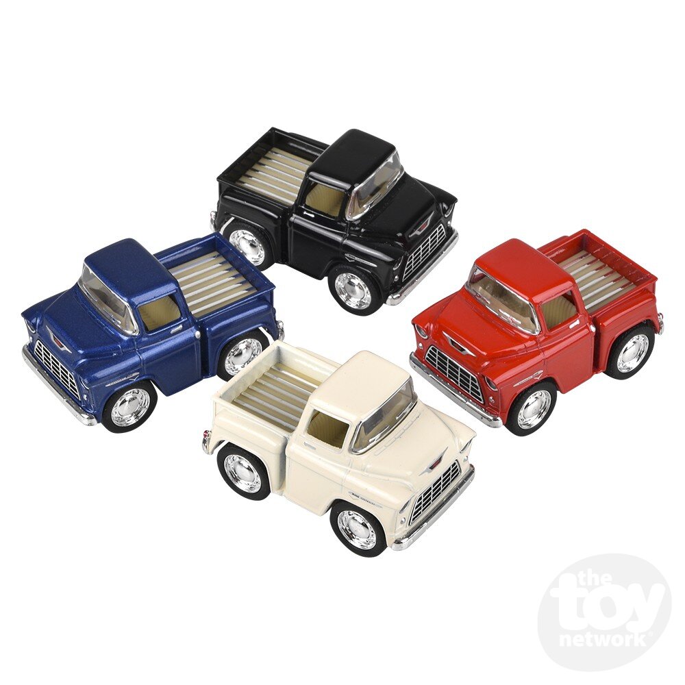 Diecast Pullback - Mini - Chevy Stepside Truck - 2" - Sold Individually