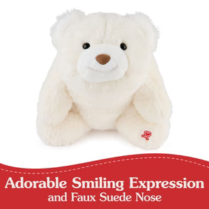 Plush Forever Friends Bear Snuffles White 10"