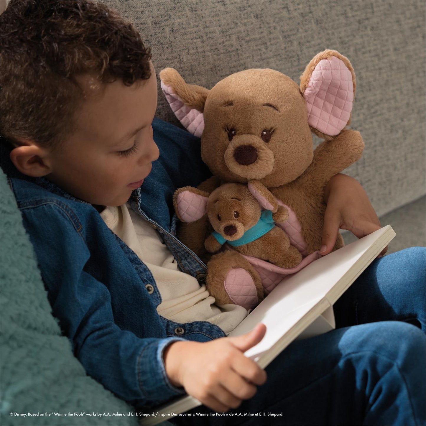Plush Disney Oh So Snuggly Kanga & Roo