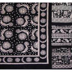 Tapestry Full Size Black And White Design Fish