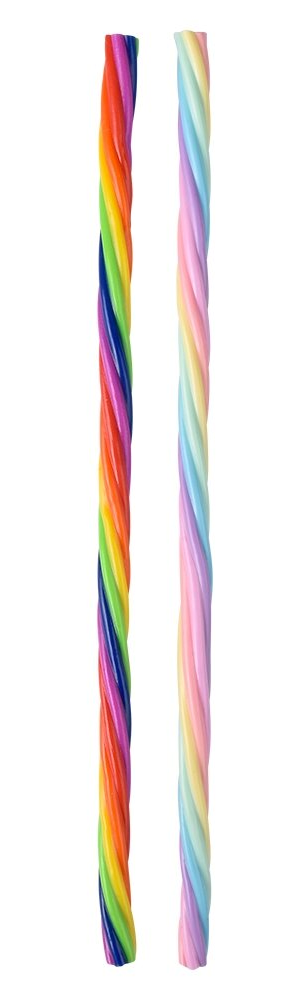Stretchy Rainbow Noodle Pastel or Bright 12" (Sold Each)