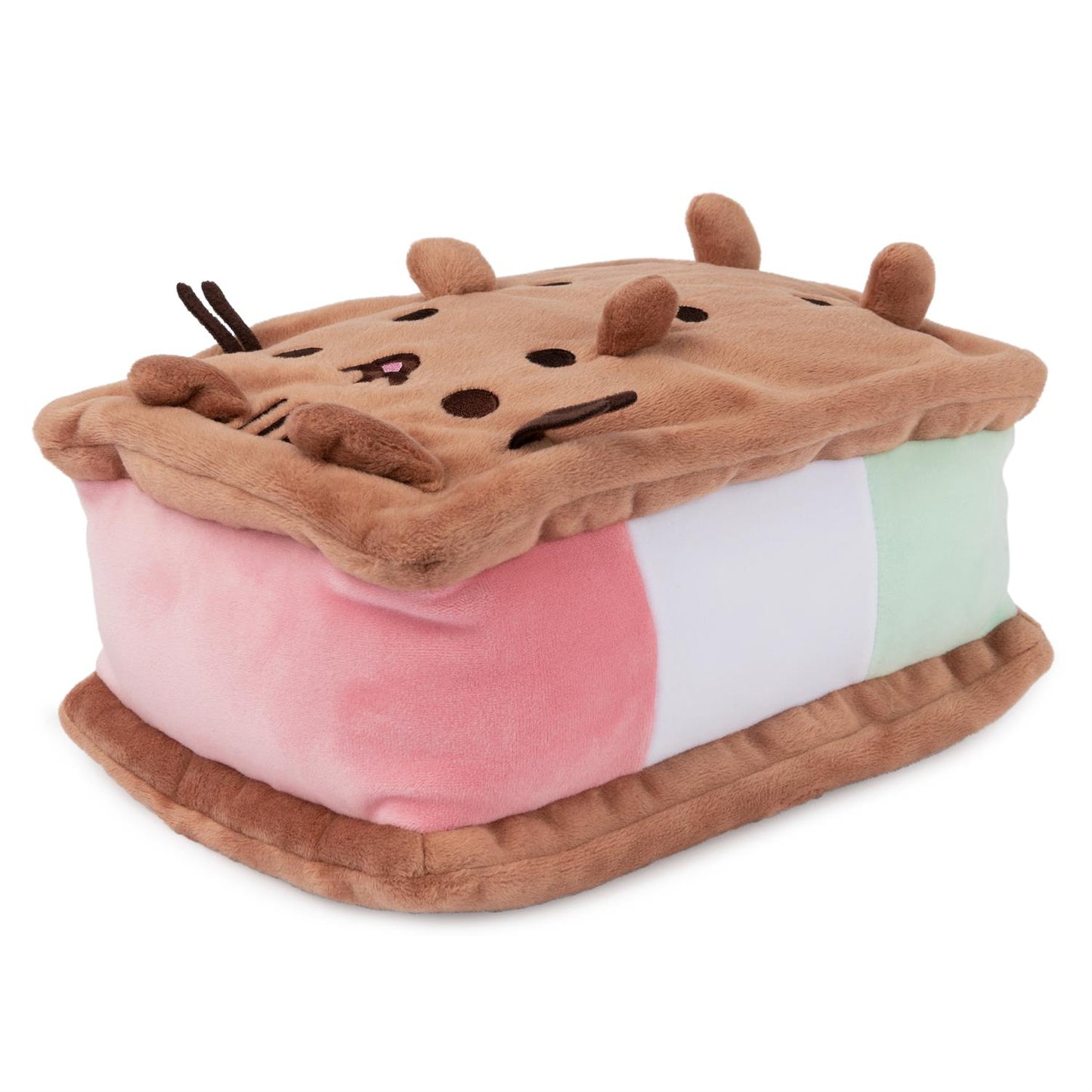 Plush Pusheen Neapolitan Ice Cream Sandwich 9.5"
