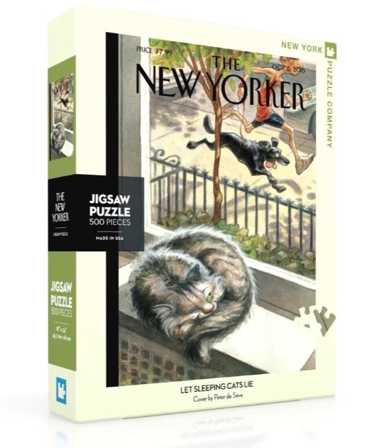 New Yorker Puzzle 500 Piece Let Sleeping Cats Lie