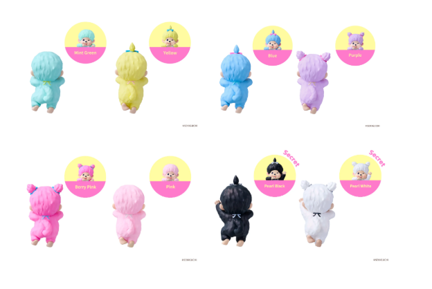 Blind Box Hippers - Monchhichi - Colors - Wink Series