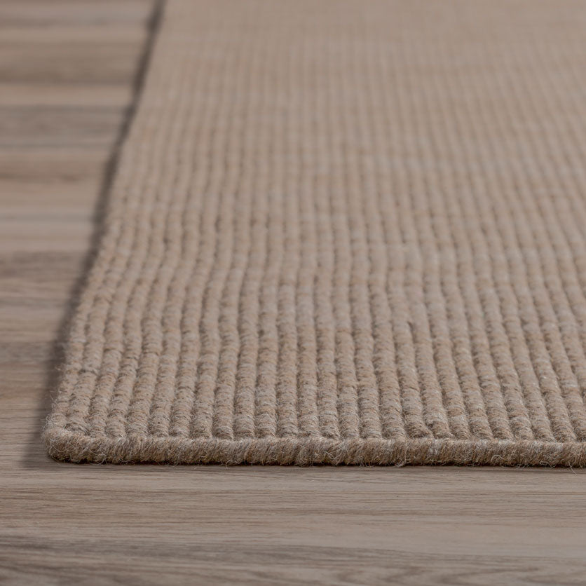 Monaco Boucle Wool Rug Mocha 5' X 7'6"