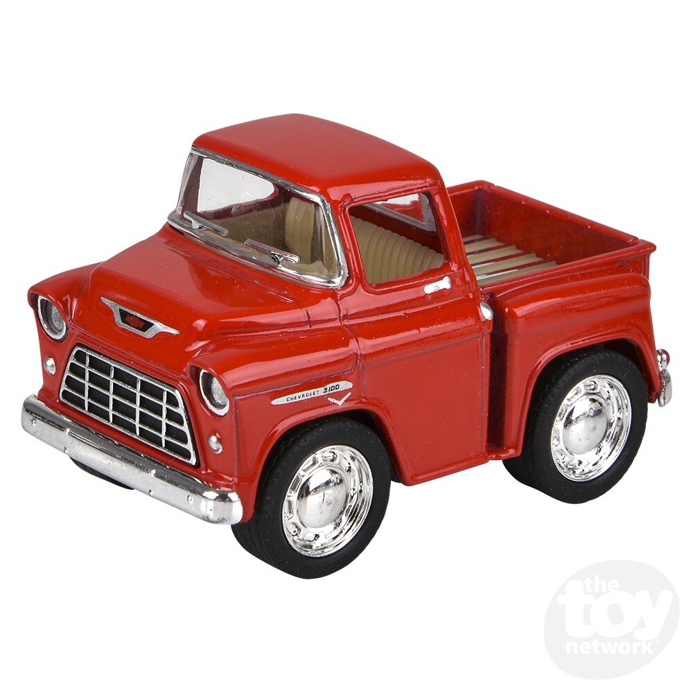 Diecast Pullback - Mini - Chevy Stepside Truck - 2" - Sold Individually