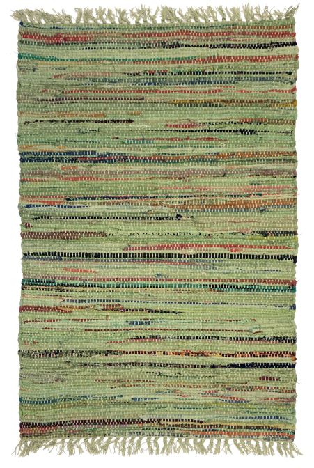 Sturbridge Rag Rug Cotton Sage 30" x 50"