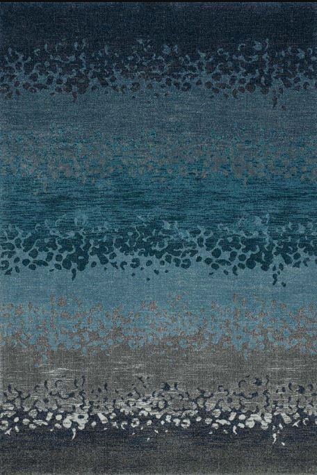 Geneva Rug Multi Blues & Grays 5'3" X 7'7"