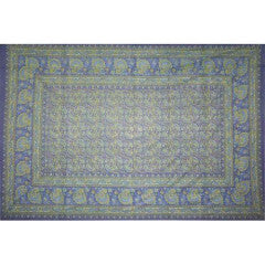 Tapestry Single Size Classic Paisley Blue