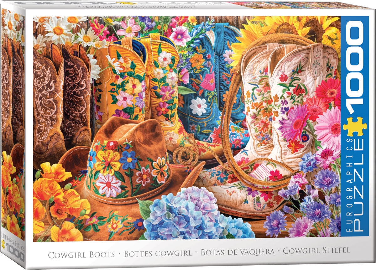 Eurographics Puzzle 1000 Piece - Cowgirl Boots