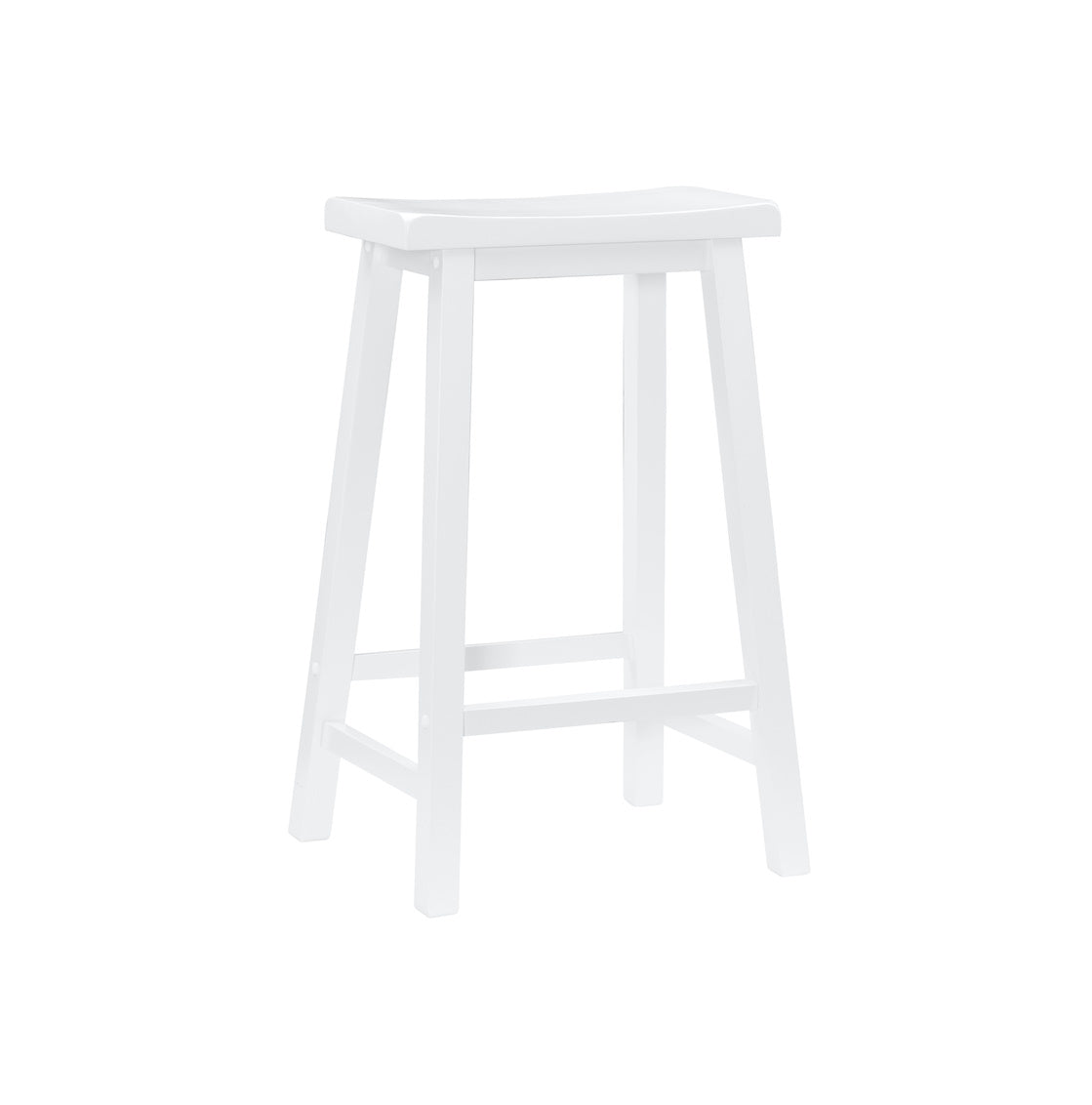 Beamon Bar Stool White 29"