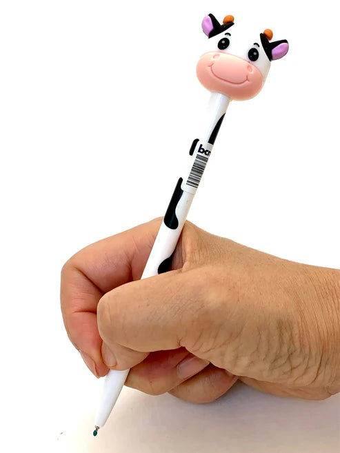 Gel Pen Cow Retractable