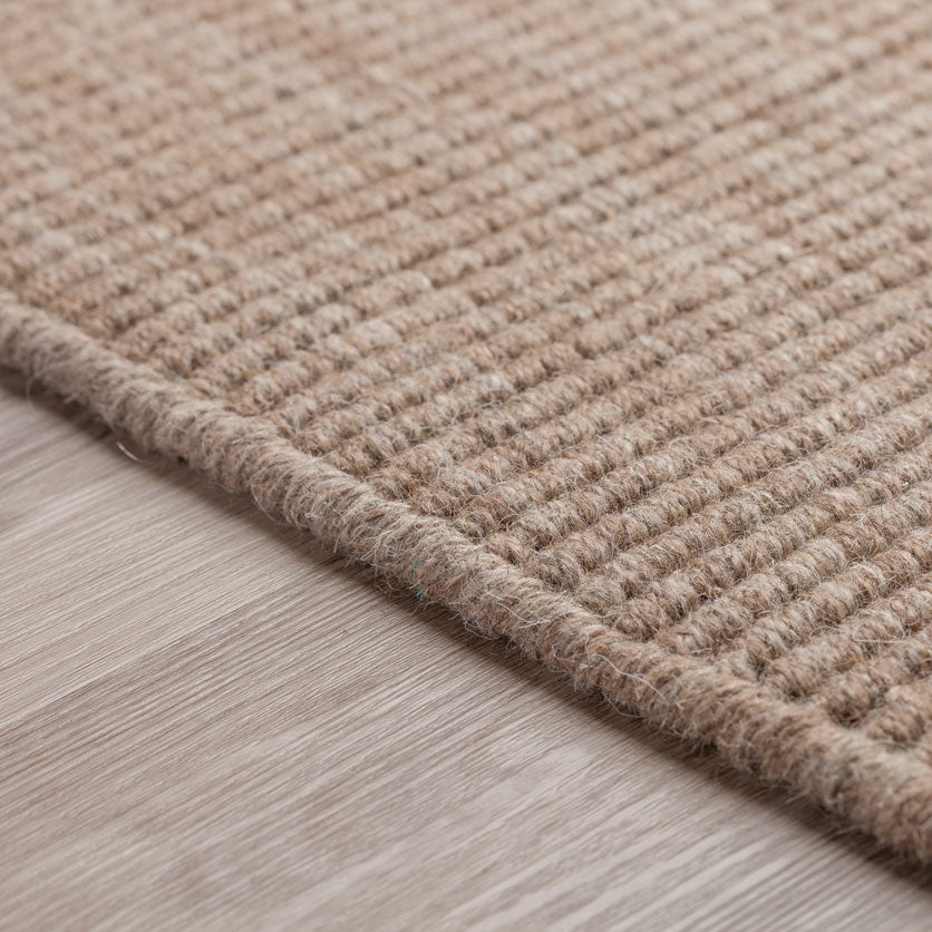 Monaco Boucle Wool Rug Mocha 5' X 7'6"