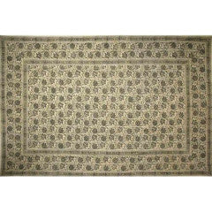 Tapestry Twin Size Veggie Natural Block Green