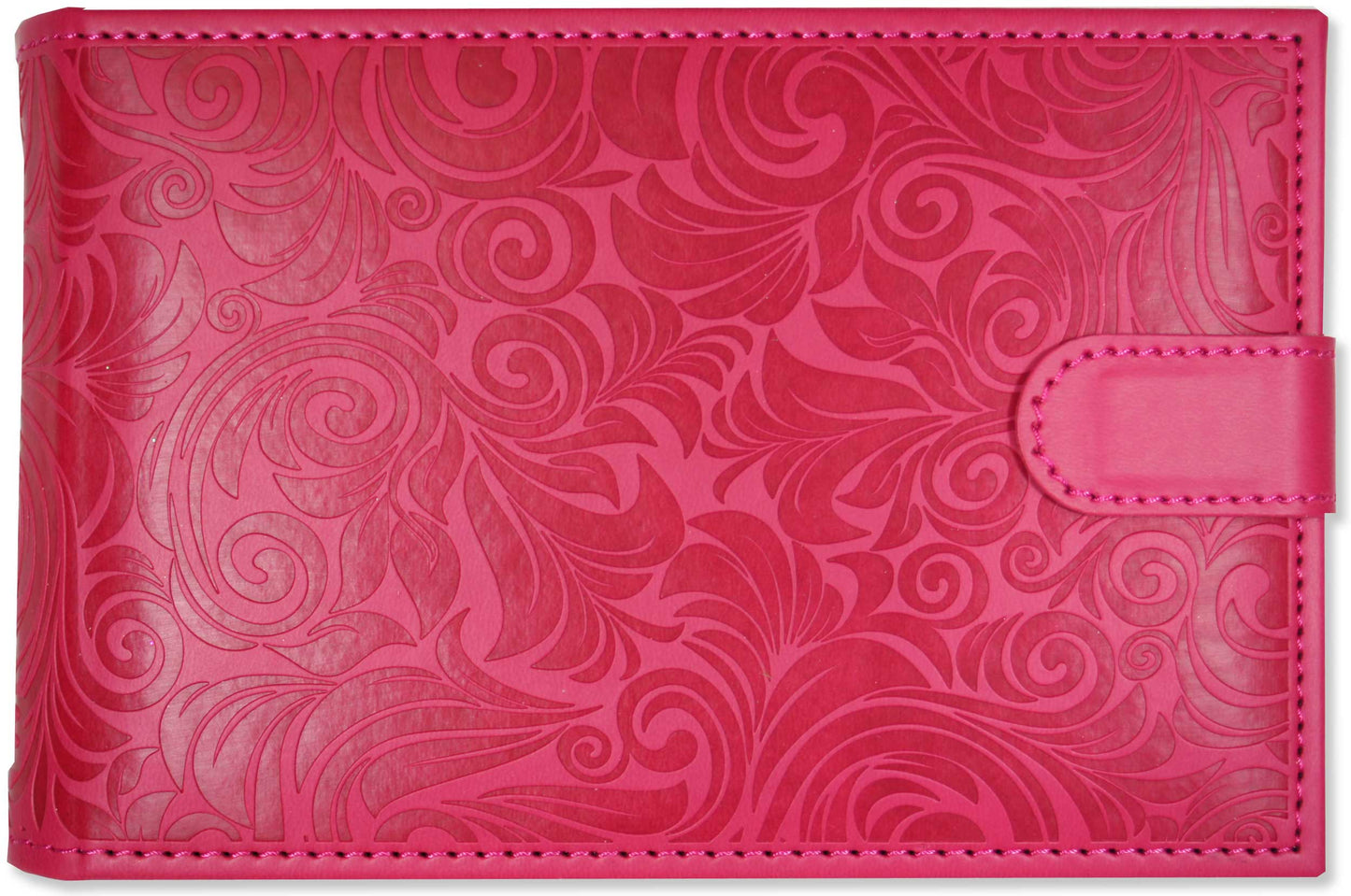 Photo Album Embossed Raspberry