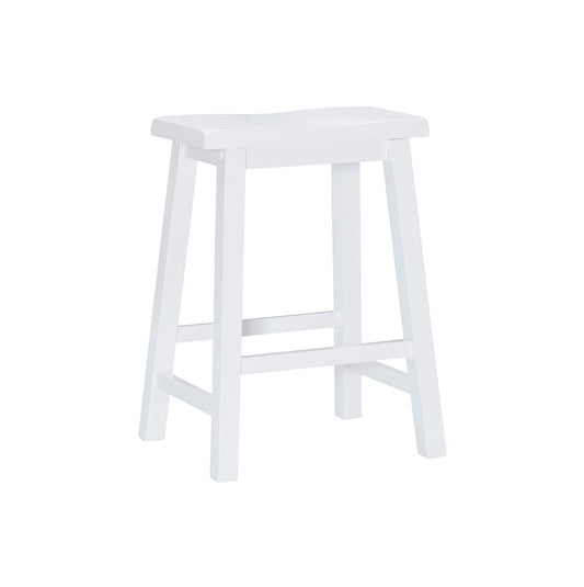 Beamon Counter Stool White 24"