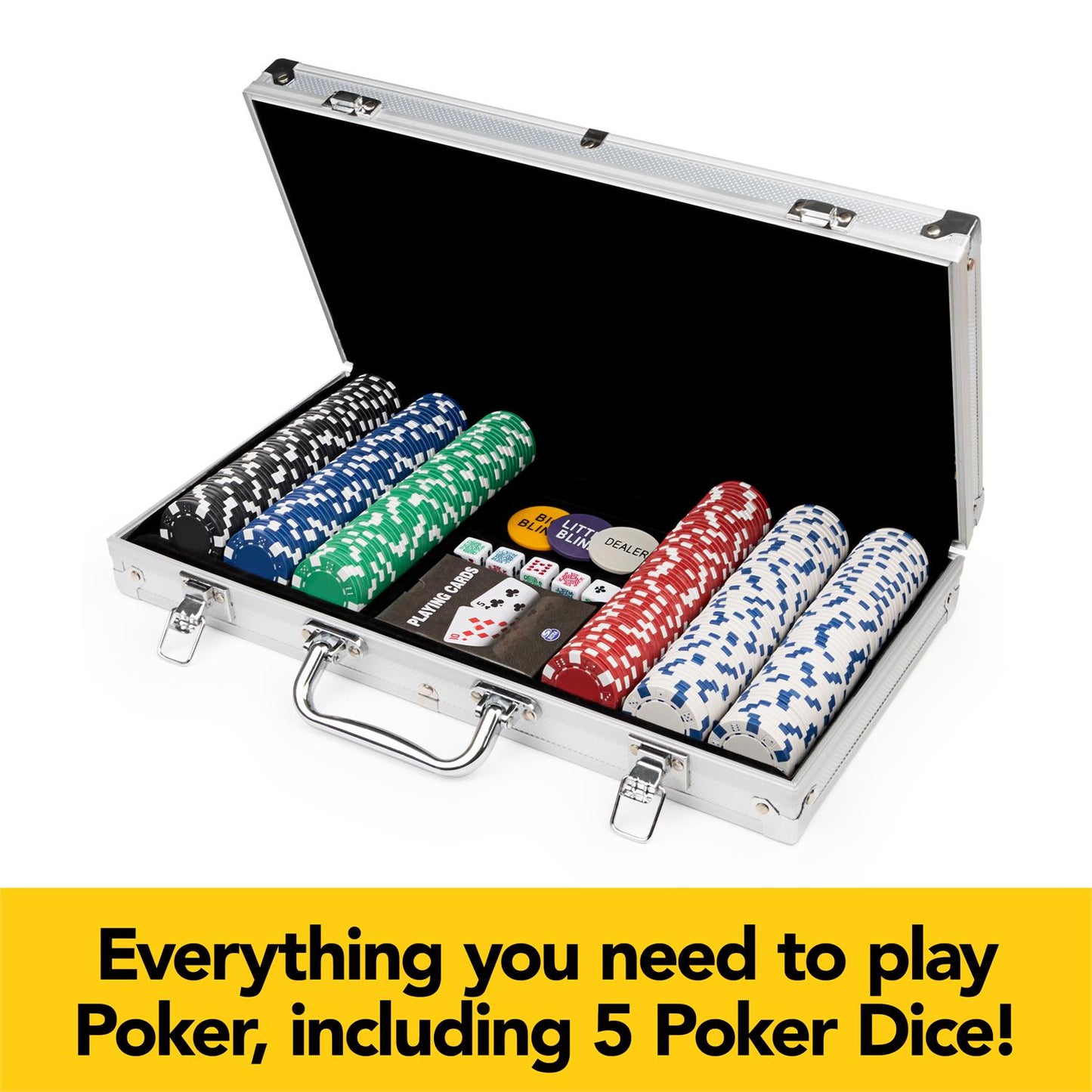 Game Cardinal Classics Poker Set Aluminum Carrying Case 300pc