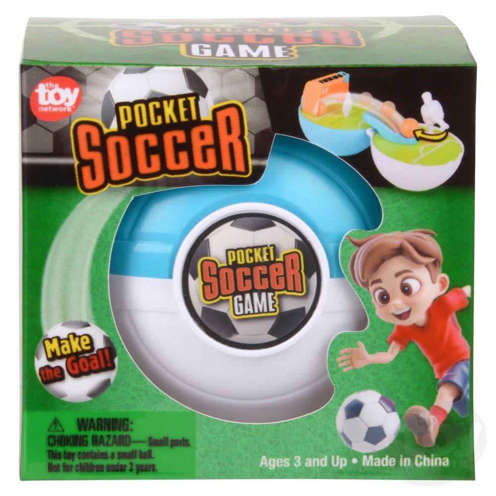 Pocket Ball Game Soccer 3.5" (Sold Individually)