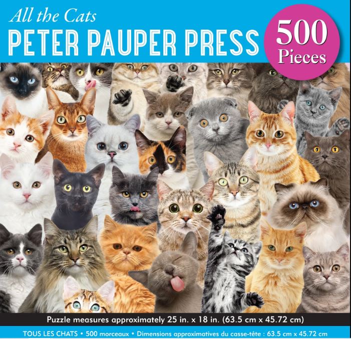 Puzzle 500 Piece All The Cats