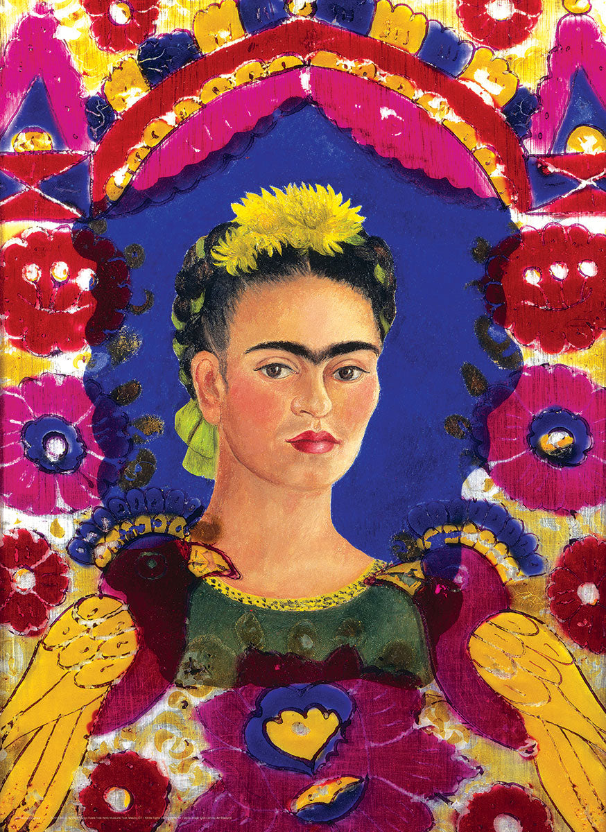Eurographics Puzzle 1000 Piece - Kahlo - Self Portrait - The Frame