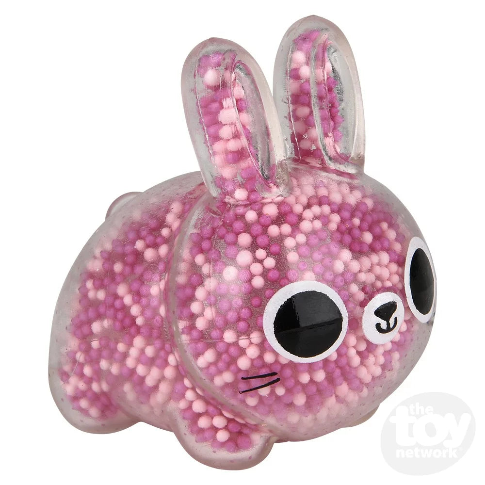 Easter Squeezy Bead Bunny Rabbit 2.5" Sold Individually