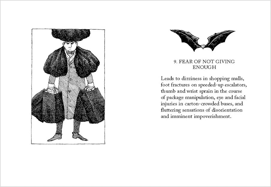Holiday Book - John Updike & Edward Gorey - The Twelve Terrors of Christmas
