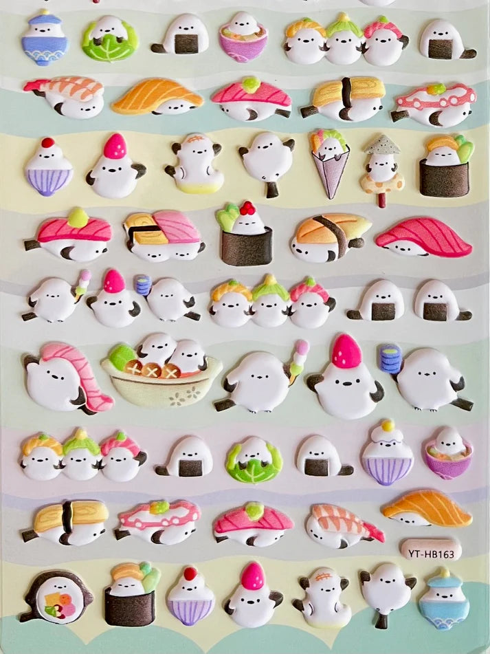 Stickers Sushi Puffy