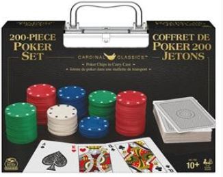 Game Cardinal Classics Poker Set Aluminum Attache Case 200pc
