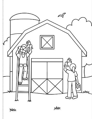 My First Coloring Book On The Farm
