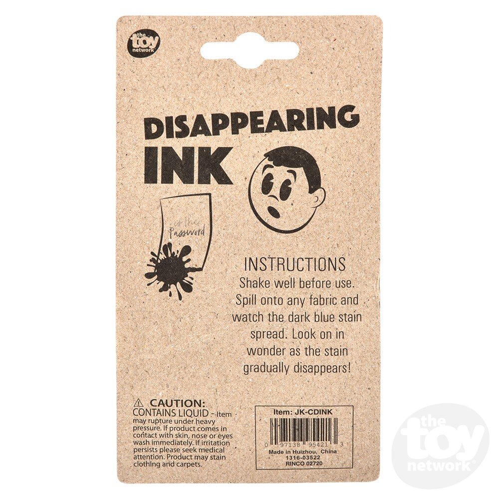 Jokes Disappearing Ink
