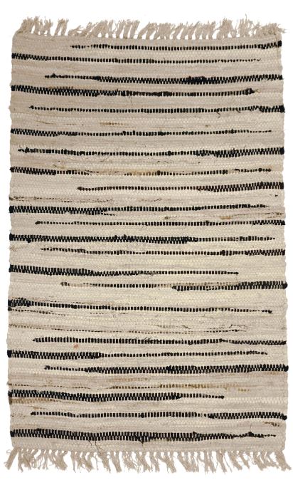 Sturbridge Rag Rug Cotton Stone 2' x 3'