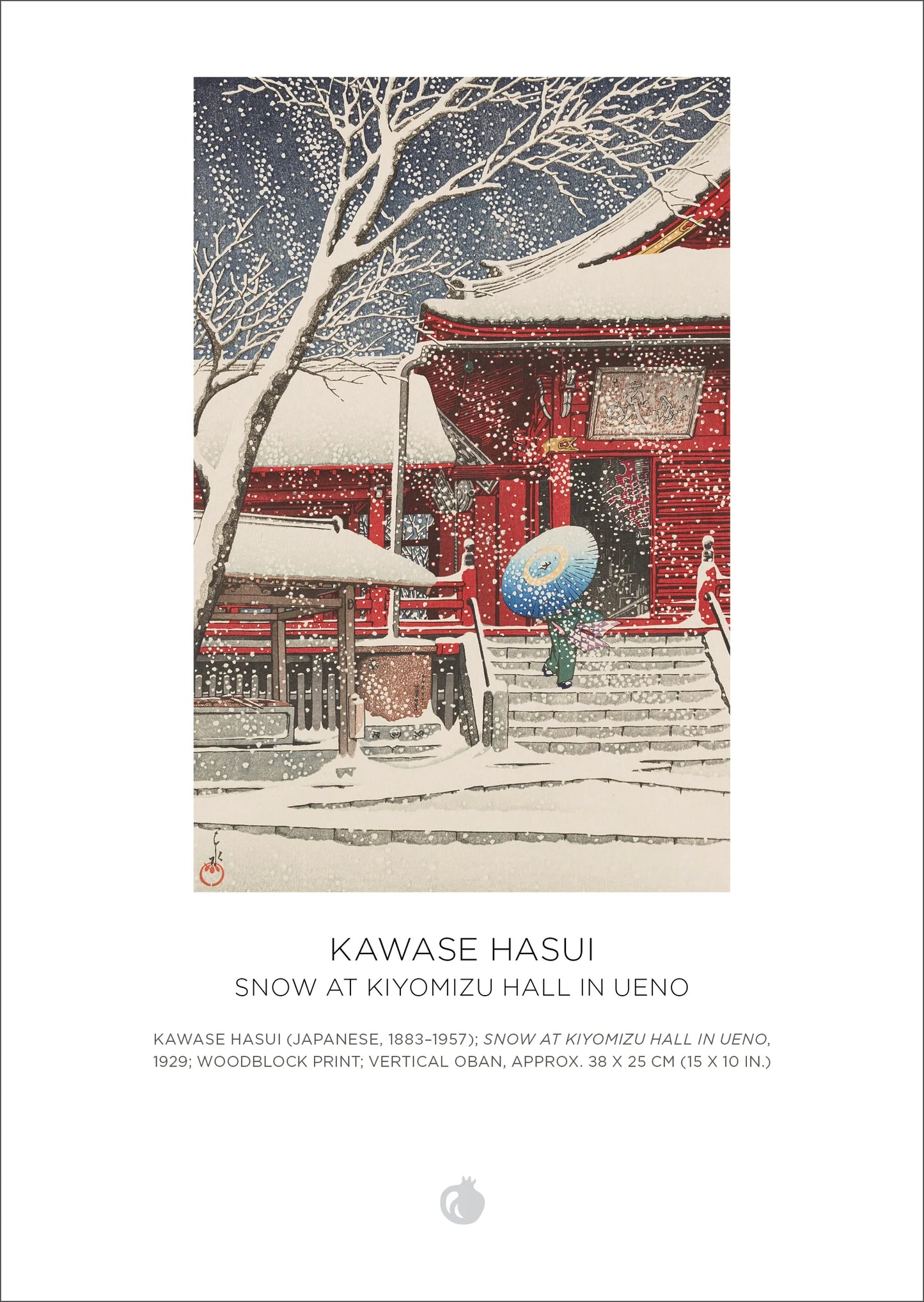 Jigsaw Puzzle Mini - 120 Piece - 4 Image Set - Kawase Hasui - Snowfall