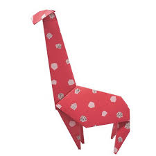 Funny Origami 20cm x 20cm Giraffes