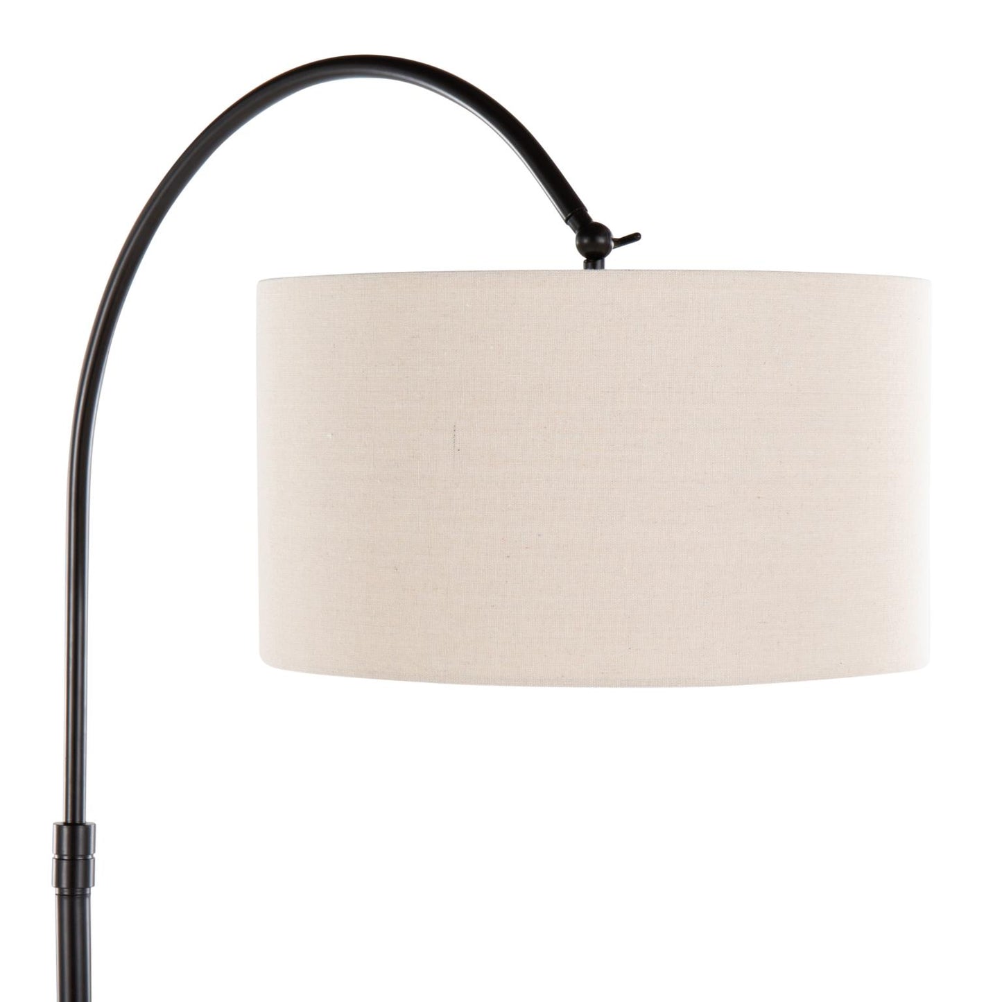 April 72" Contemporary Metal Floor Lamp