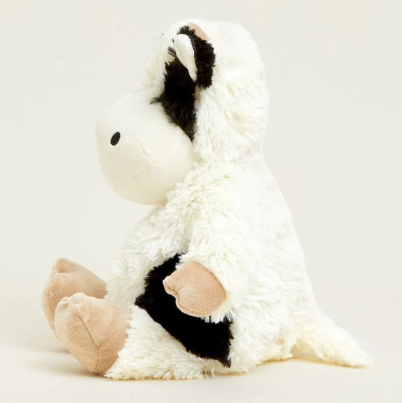 Warmies Cow Sitting Black & White