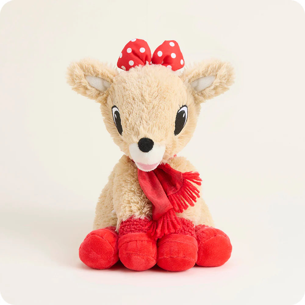 Warmies Holiday Clarice Reindeer with Scarf