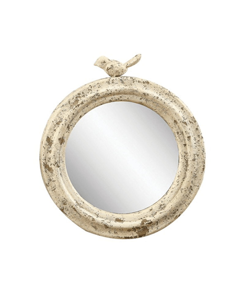 Mirror - Metal Frame With Bird 2 Assorted (Sold Individually)