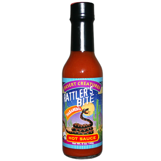 Barbecue Hot Sauce Desert Creatures Rattler's Bite Habanero