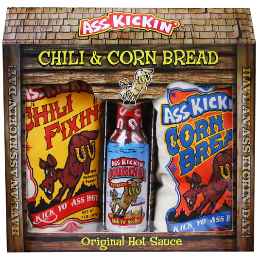 Gift Set Ass Kickin Chilli & Corn Bread