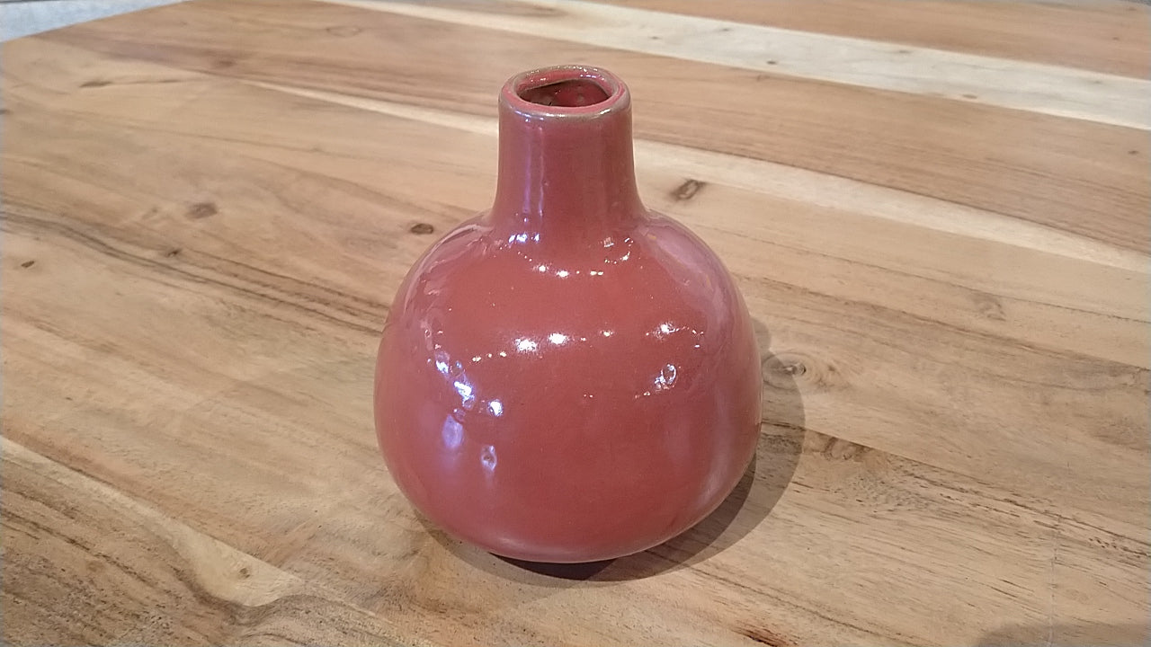 Vase Stoneware Persimmon Large