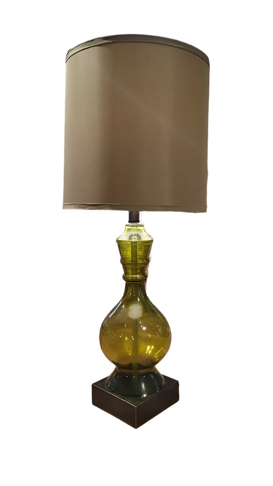 Asteria Meadow Green Glass Lamp