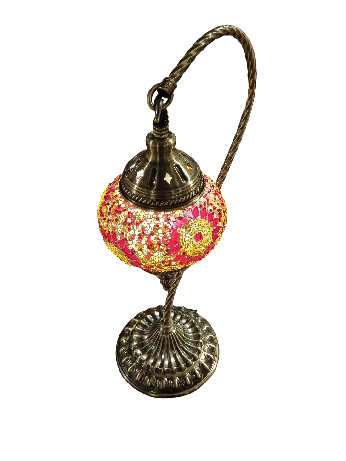 Mosaic Lamp Half Heart #15